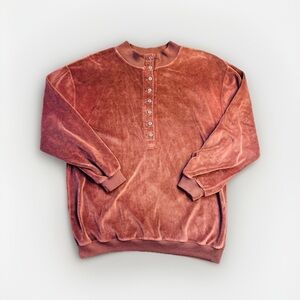 Vtg velour shirt
